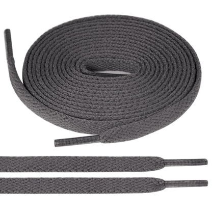 Pair of 2 Flat Shoelaces for Sneakers