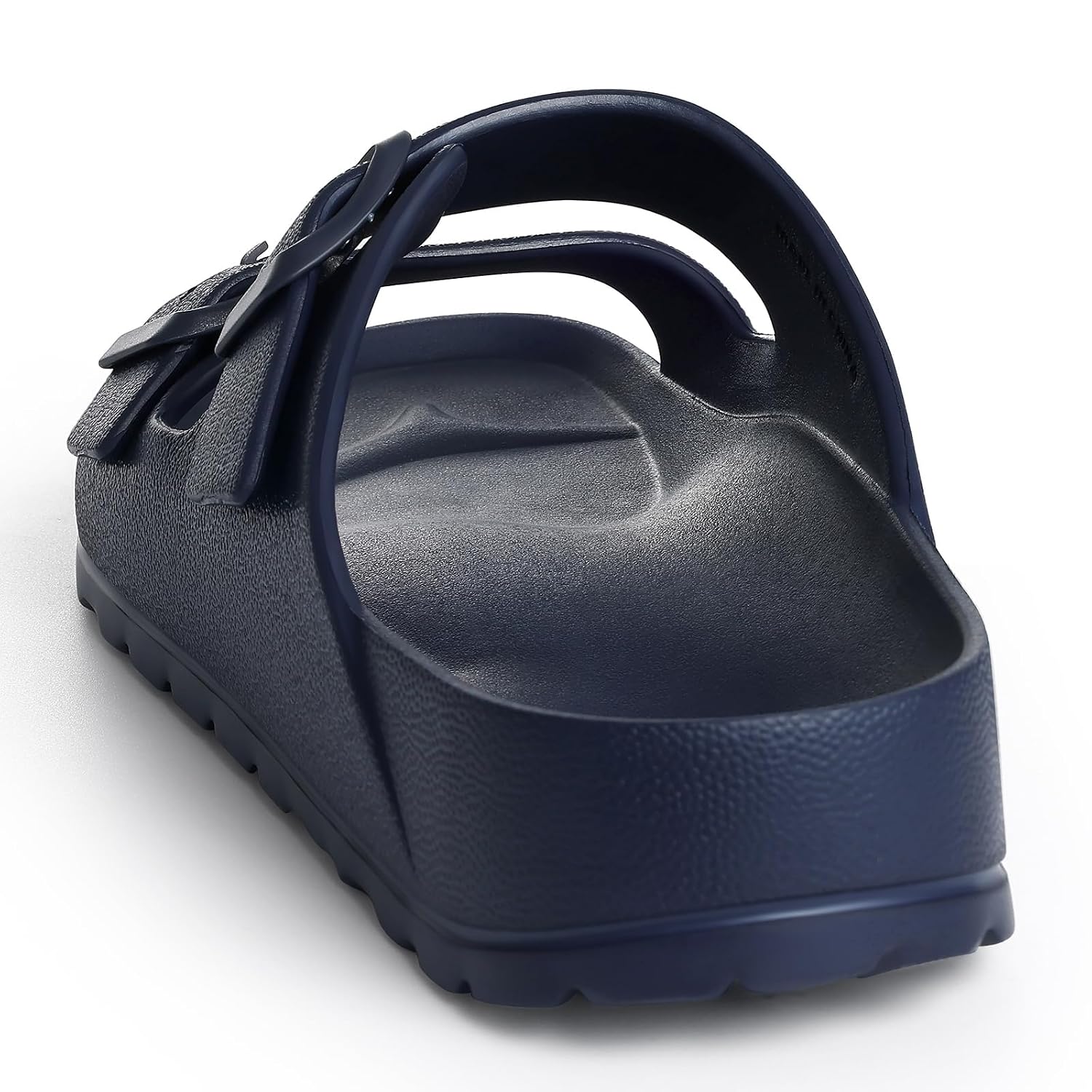 Lightweight Slip On Slide Waterproof Sandals With Adjustable Double Buckle For Women