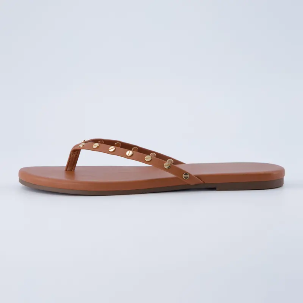 Women's Memory Foam EVA Sandals - All-Day Comfort in Brown - Side View