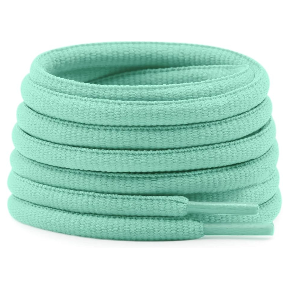 Oval Athletic Pair of 2 4mm Thick Half Round Shoe Laces 