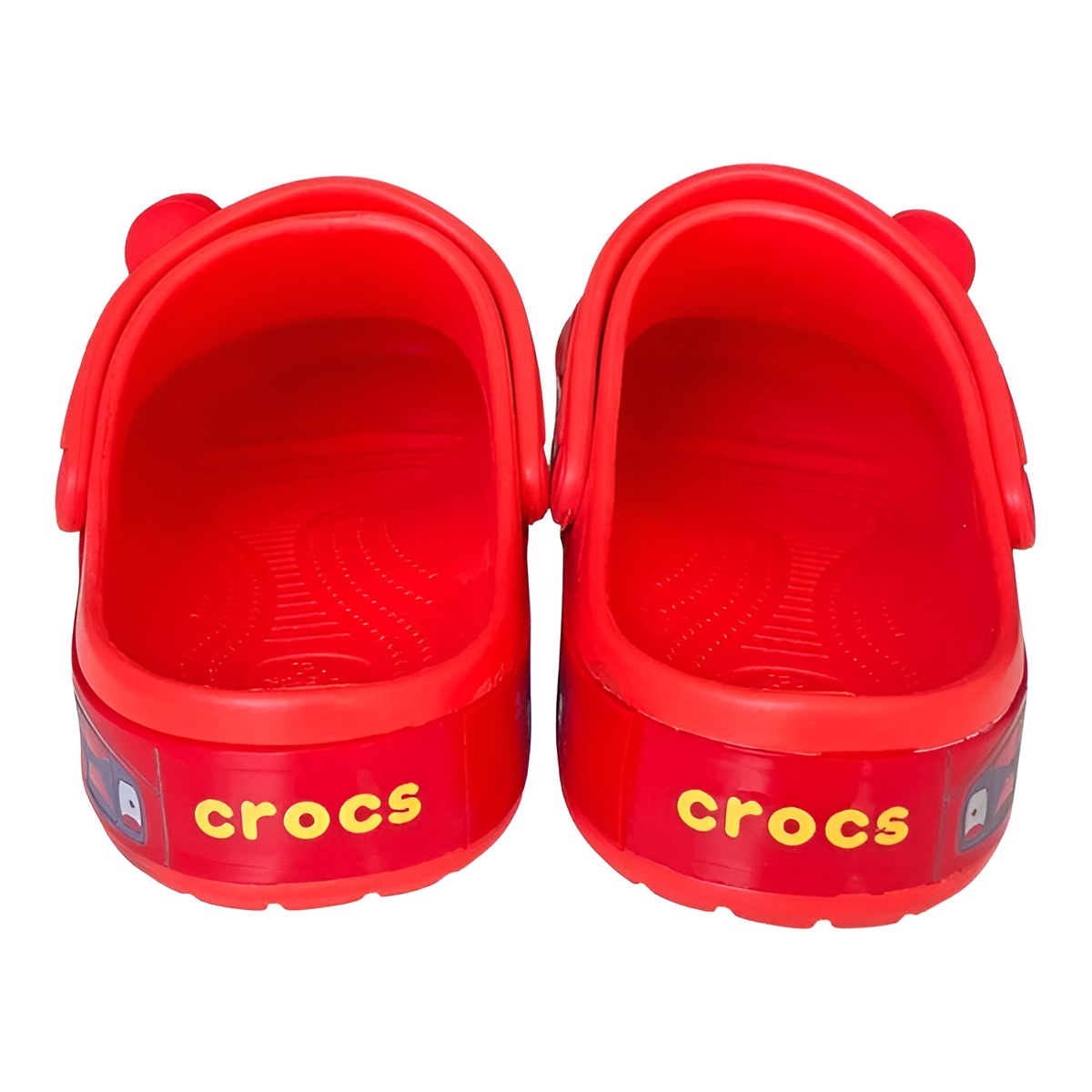 Women and Men Cartoon Race Car Clogs Slip-On SandalsCasual LED Racing Cartoon Slip On Clogs - Image 4