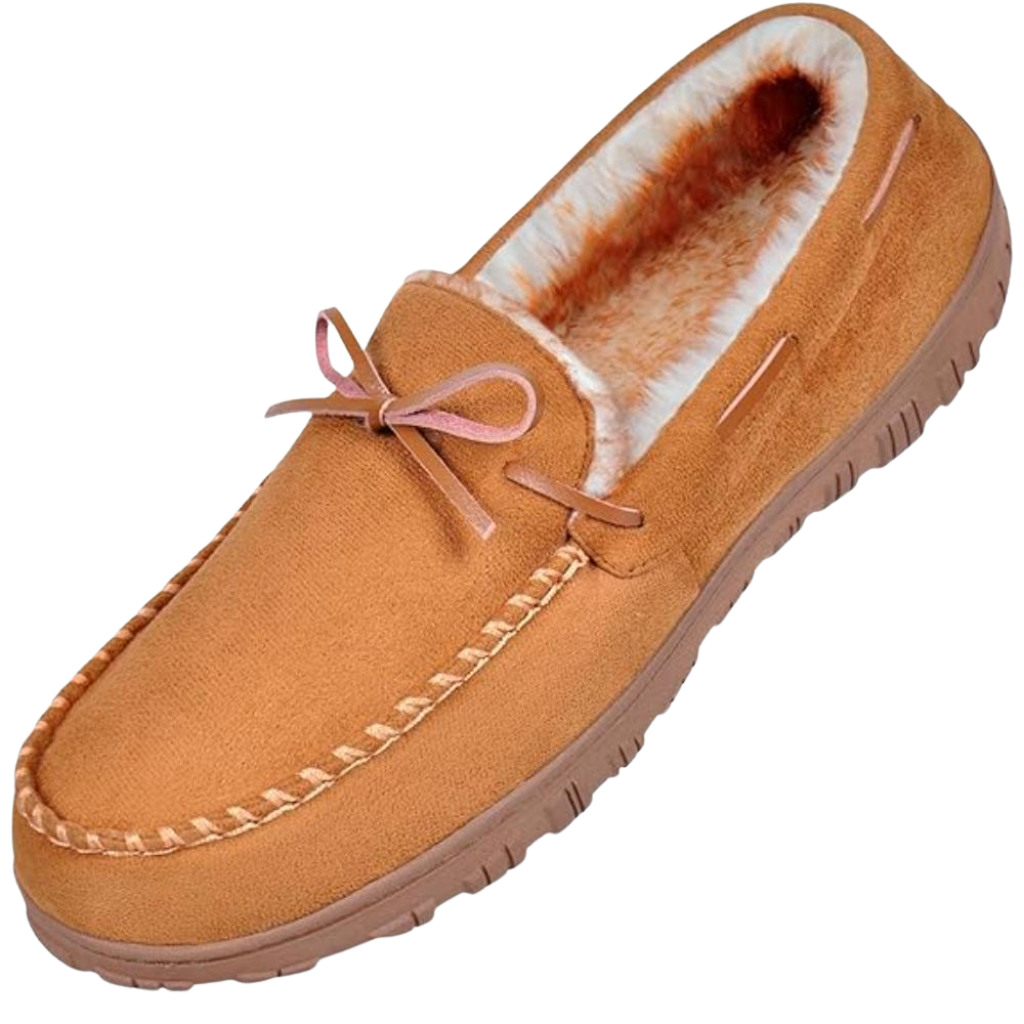 Men Moccasin With Cozy Memory Foam SlippersMen Moccasin With Cozy Memory Foam Slippers - Image 5
