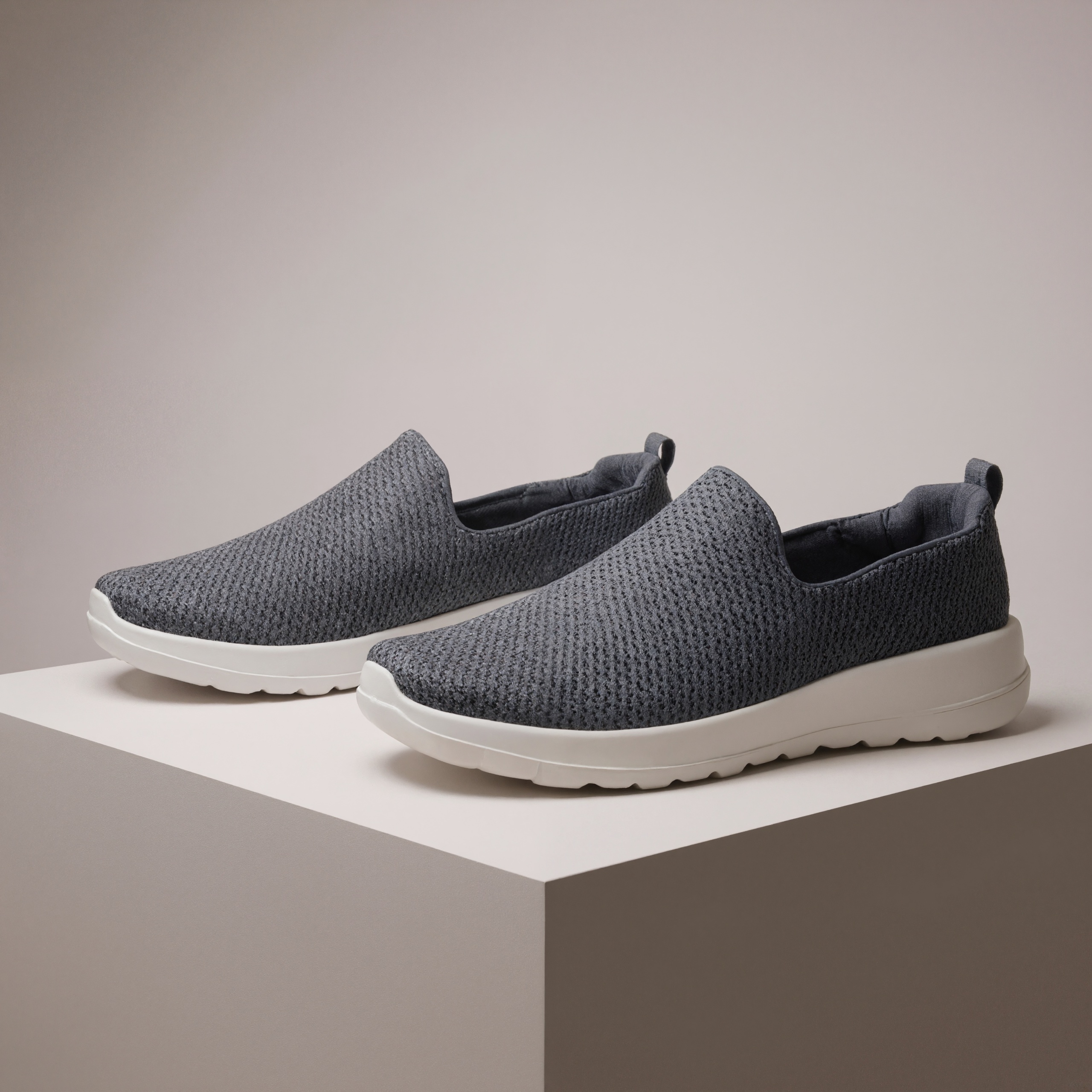 Airy Mesh Slip On Shoes