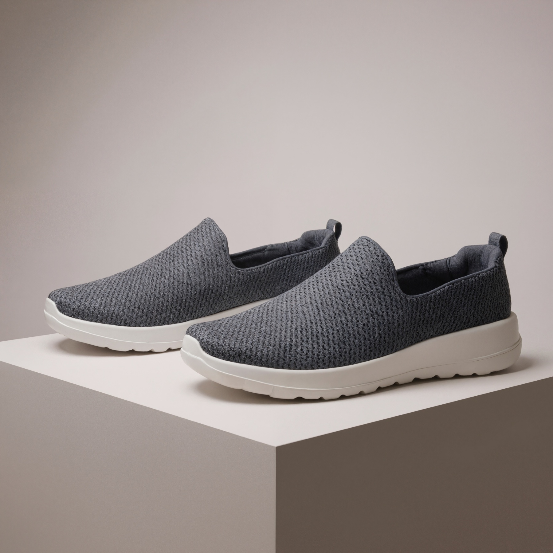 Airy Mesh Slip On Shoes
