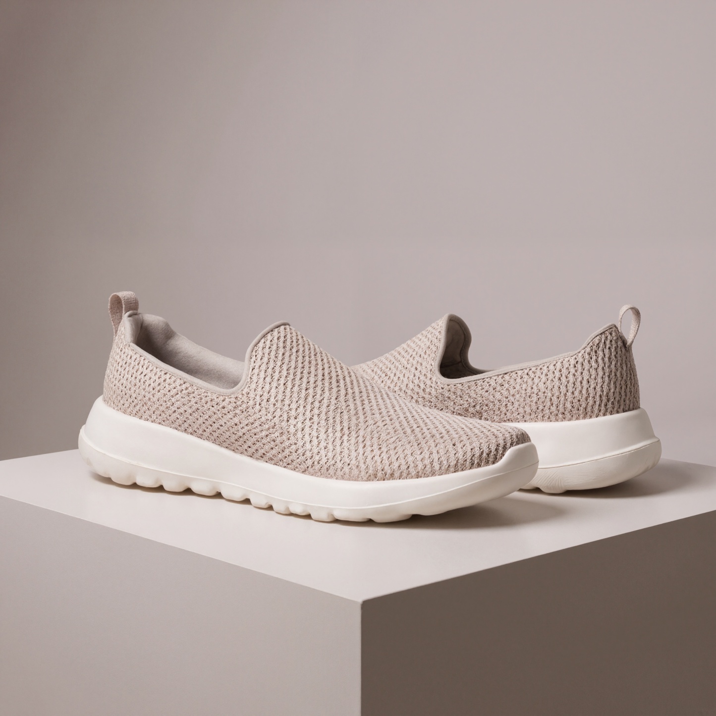 Airy Mesh Slip On Shoes