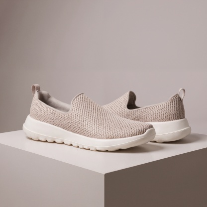 Airy Mesh Slip On Shoes