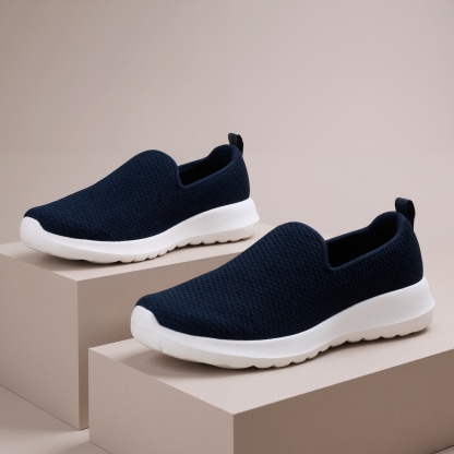 Airy Mesh Slip On Shoes