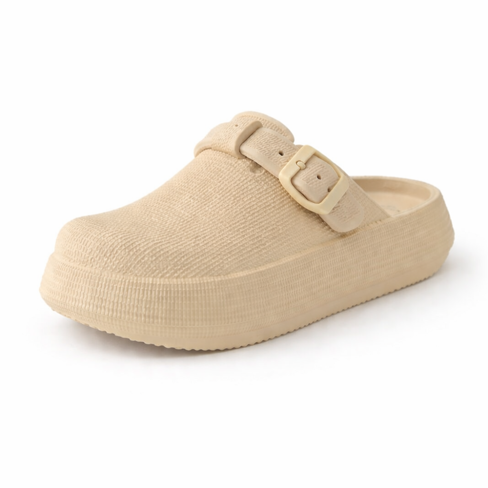 Women's Fable Cloud Clog - Soft and Squishy Waterproof Pillow Slide Slippers for WomenWaterproof Slip On Cloud Clogs With Adjustable Buckle For Women - Image 3