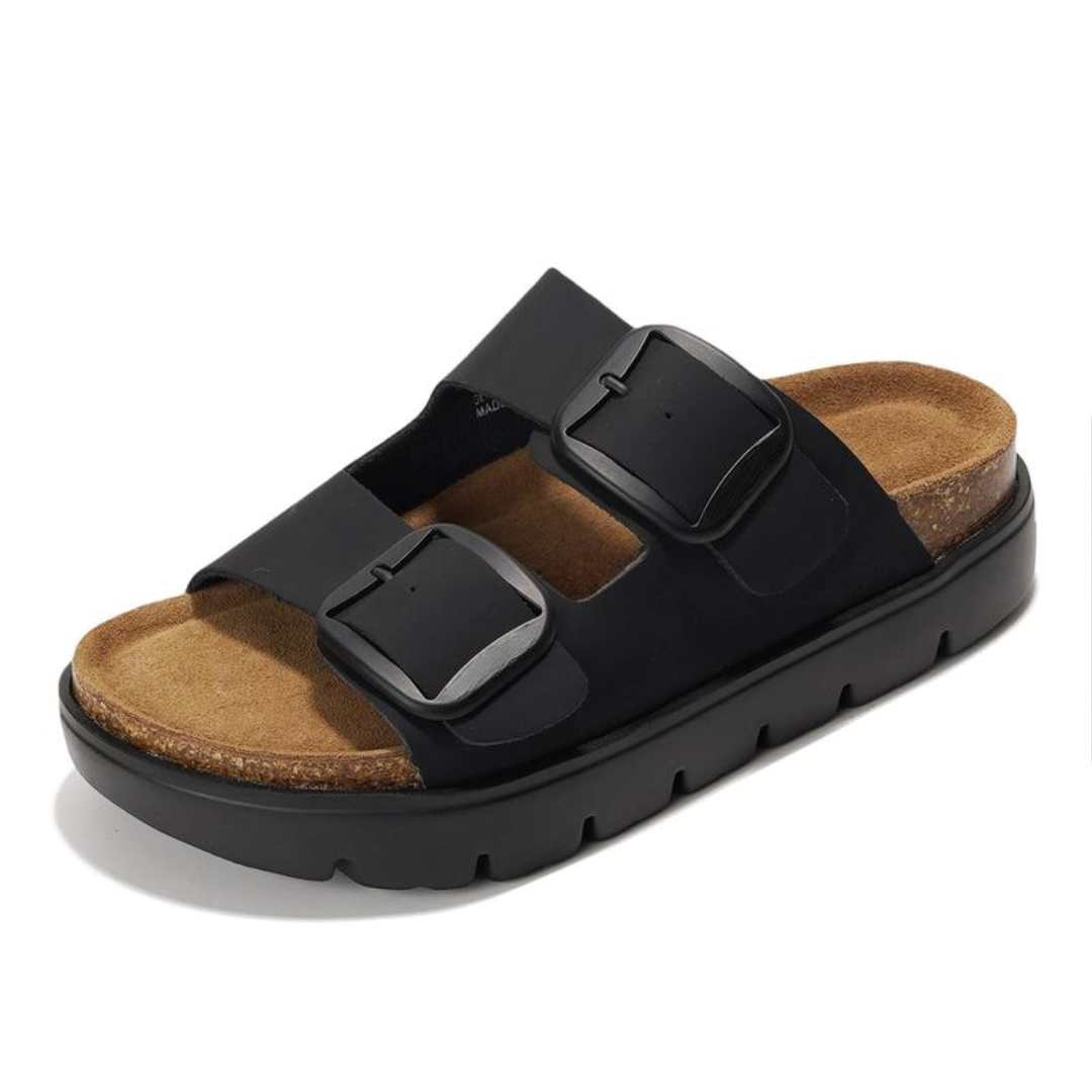 Casual Platform Sandals With Buckle For Women