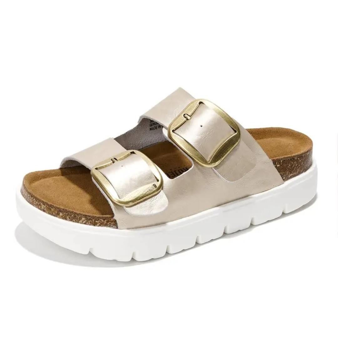 Casual Platform Sandals With Buckle For Women
