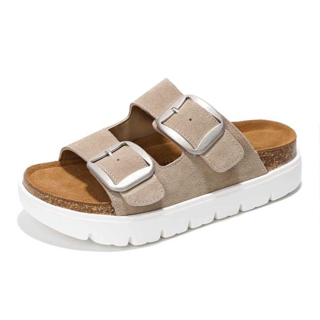 Casual Platform Sandals With Buckle For Women