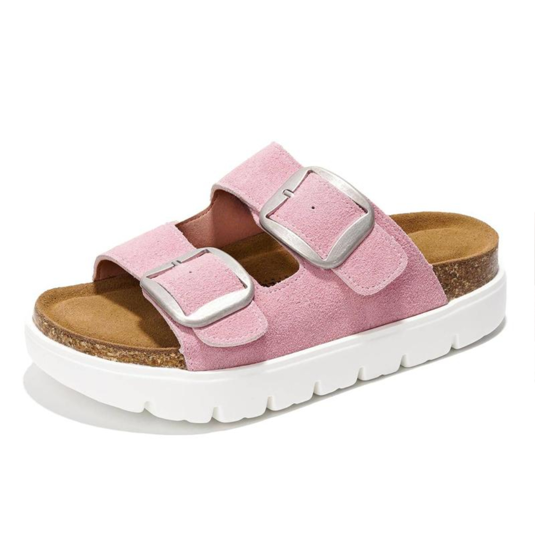 Casual Platform Sandals With Buckle For Women