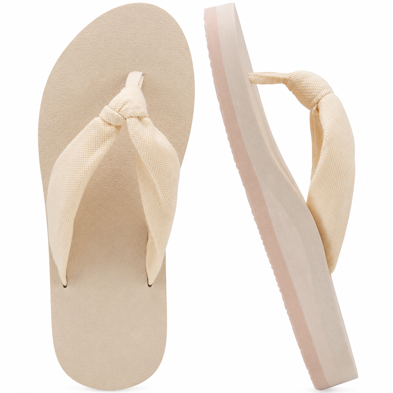 Lightweight Flip Flops Casual Summer Thong Sandals With Arch Support For Women