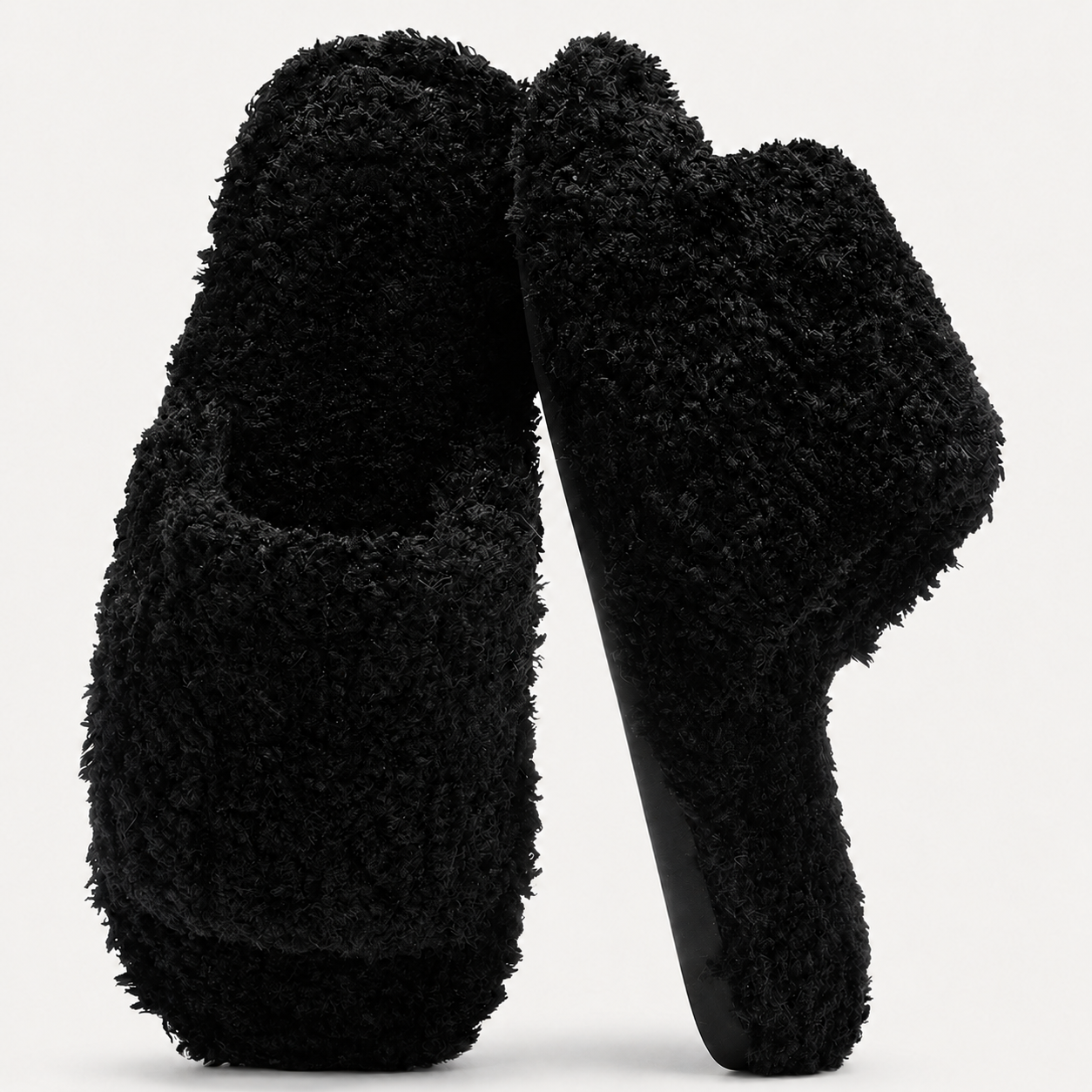 Comfy Memory Foam Cozy Fluffy Indoor Slippers For Women