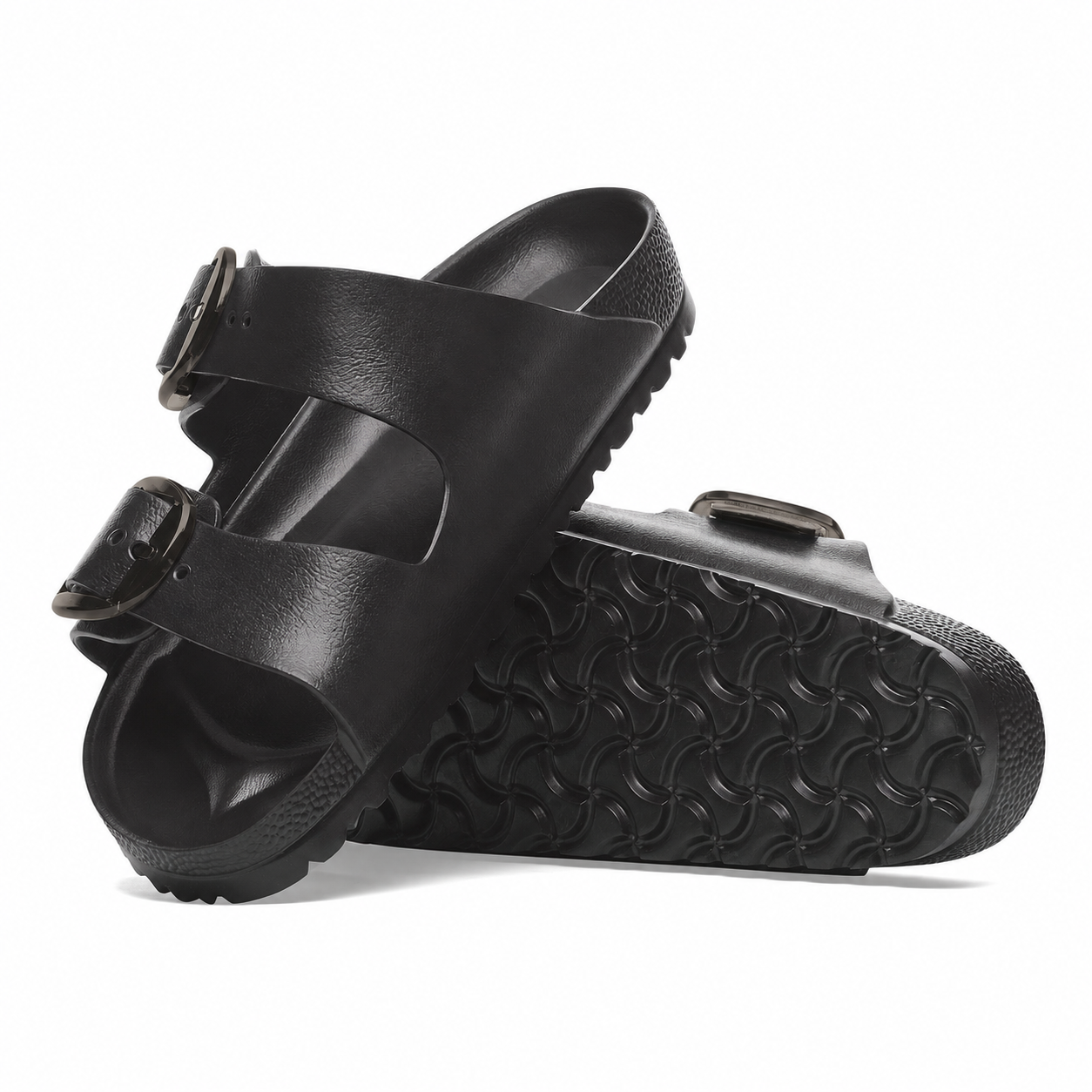 Unisex Classic Two Strap Slip On Sandals