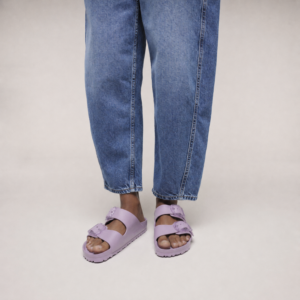 Unisex Classic Two Strap Slip On Sandals