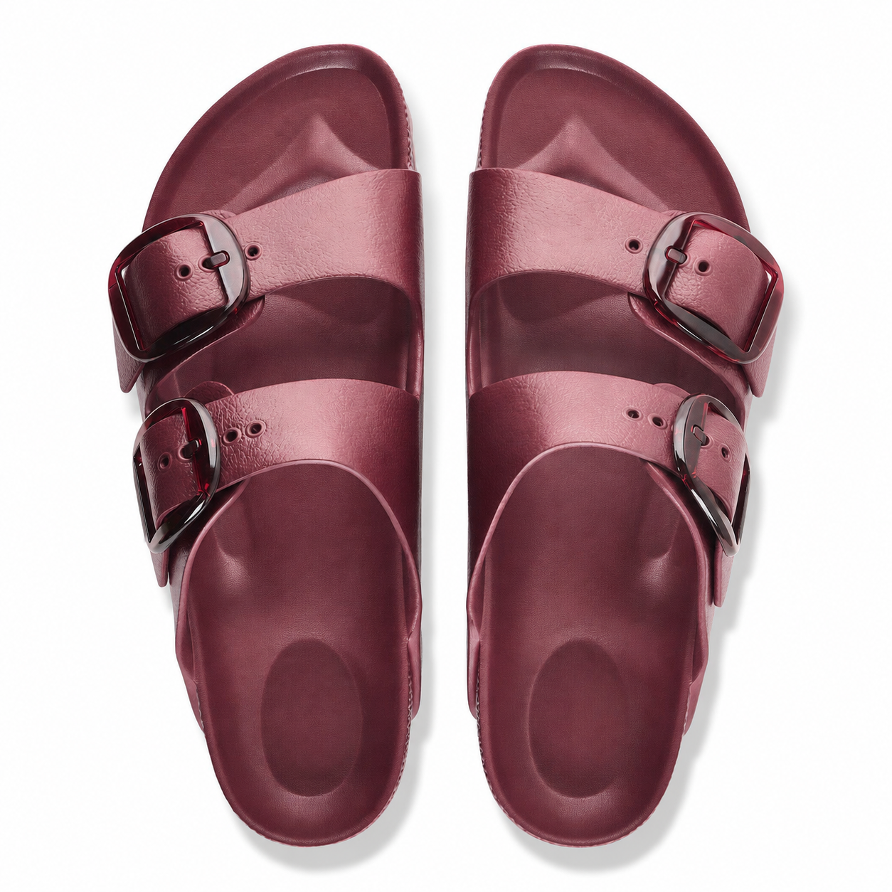 Unisex Classic Two Strap Slip On Sandals