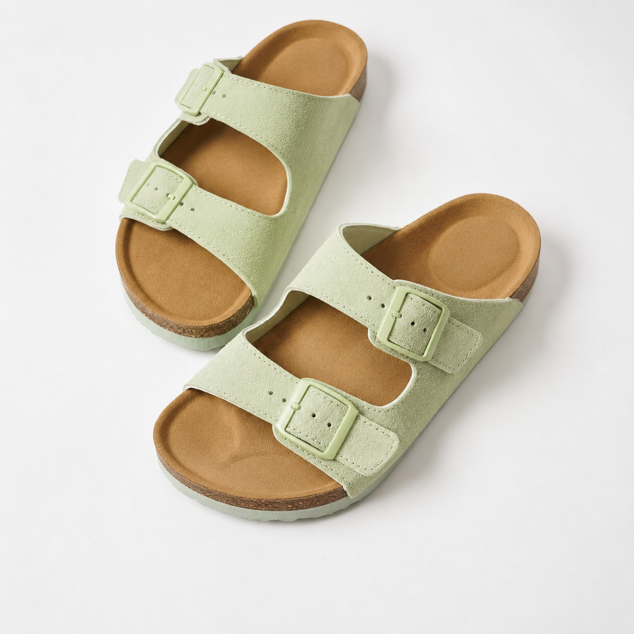 Casual Leather Slide Sandals For Women