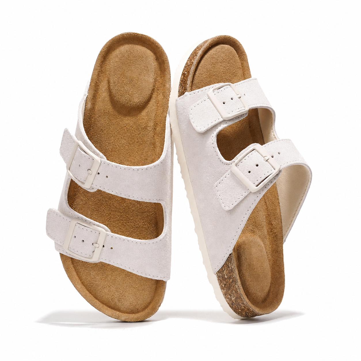 Casual Leather Slide Sandals For Women