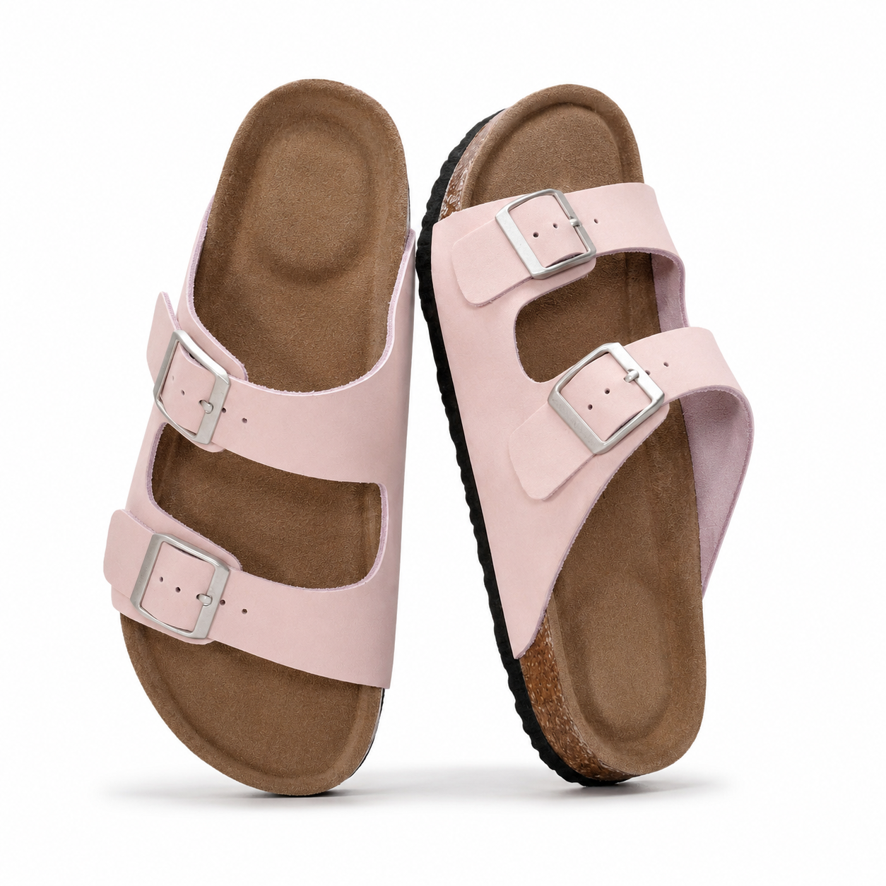 Casual Leather Slide Sandals For Women