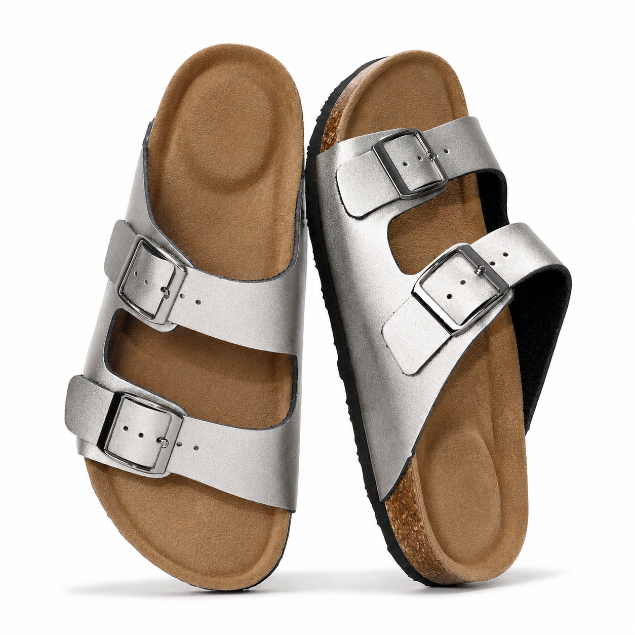 Casual Leather Slide Sandals For Women