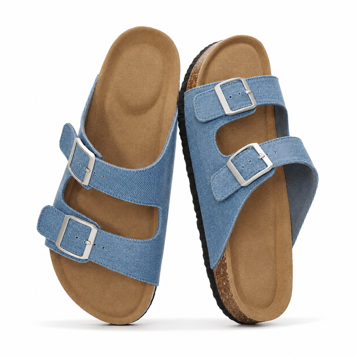 Casual Leather Slide Sandals For Women