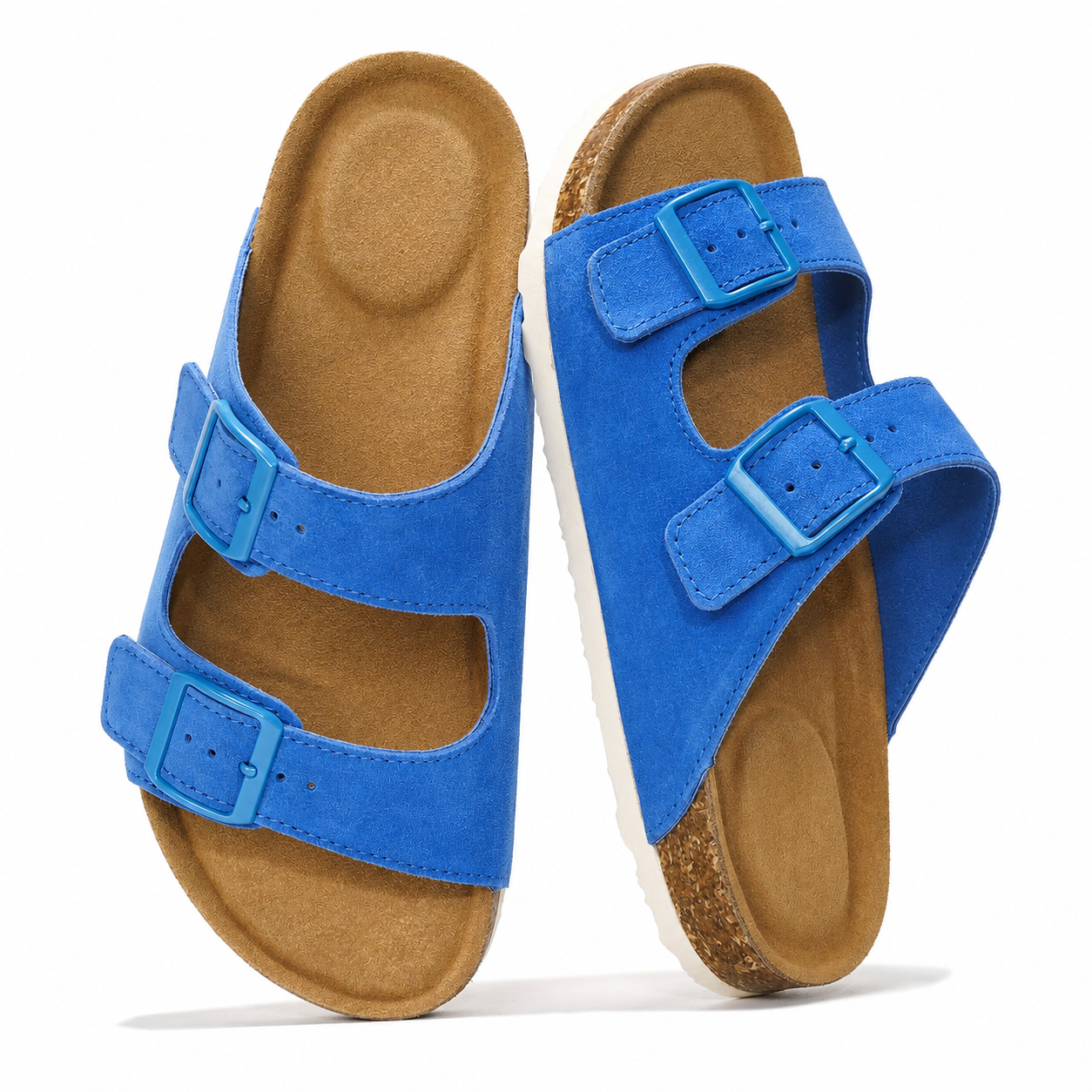 Casual Leather Slide Sandals For Women