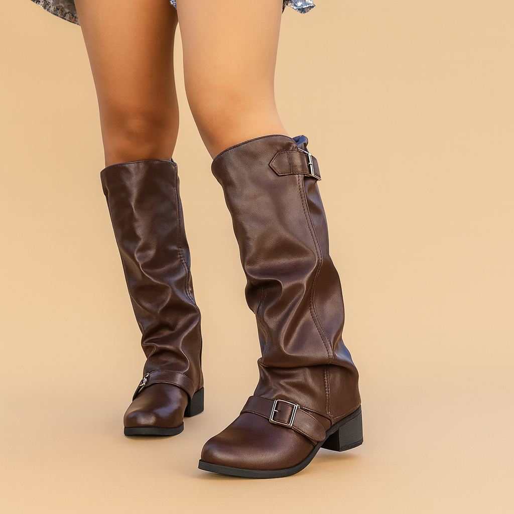 Fashion Leather Boots For Women