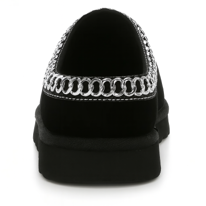 Mens Slip On Suede Lined Clog Slippers