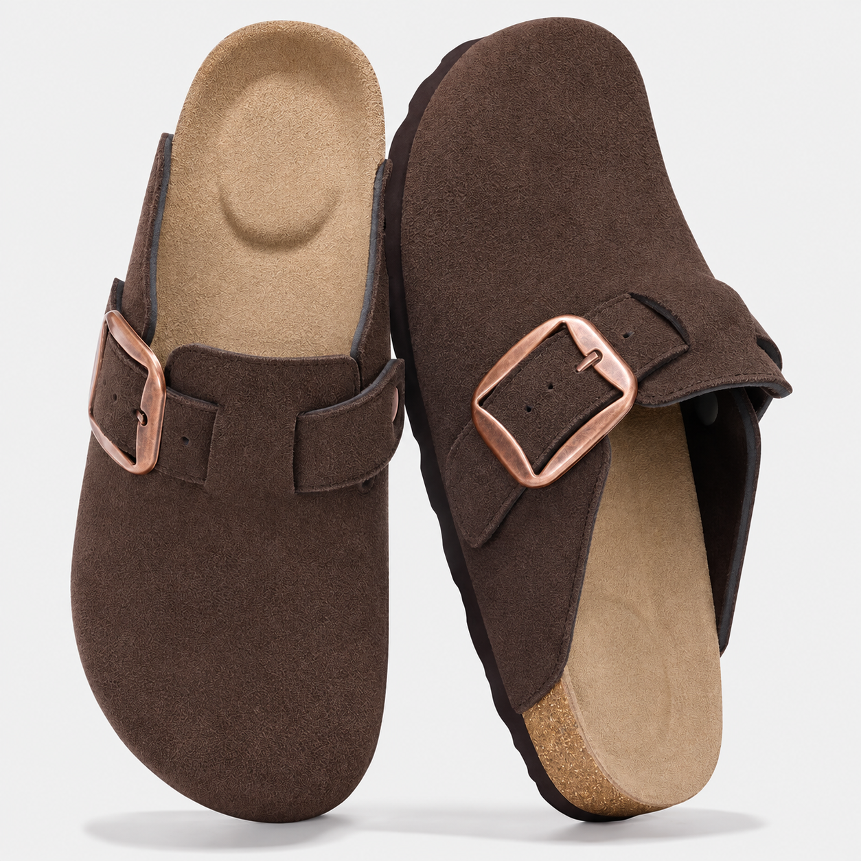 Adjustable Buckle Memory Foam Strap Slip On Clogs For Women