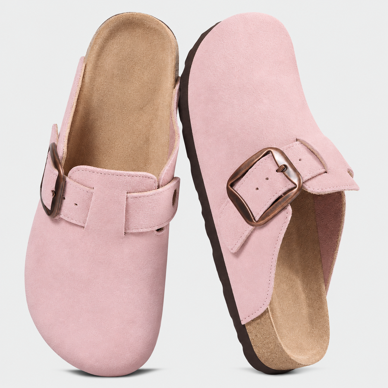 Adjustable Buckle Memory Foam Strap Slip On Clogs For Women