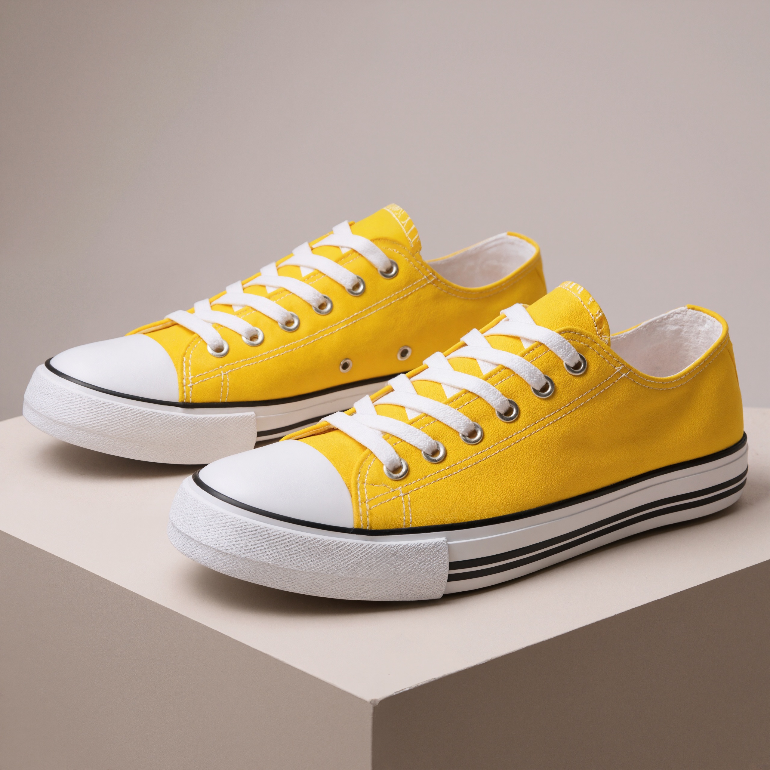 Classic Lace Up Canvas SneakersClassic Lace Up Canvas Sneakers - Image 6