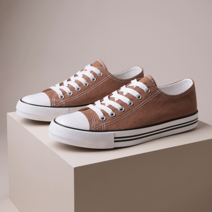 Classic Lace Up Canvas Sneakers