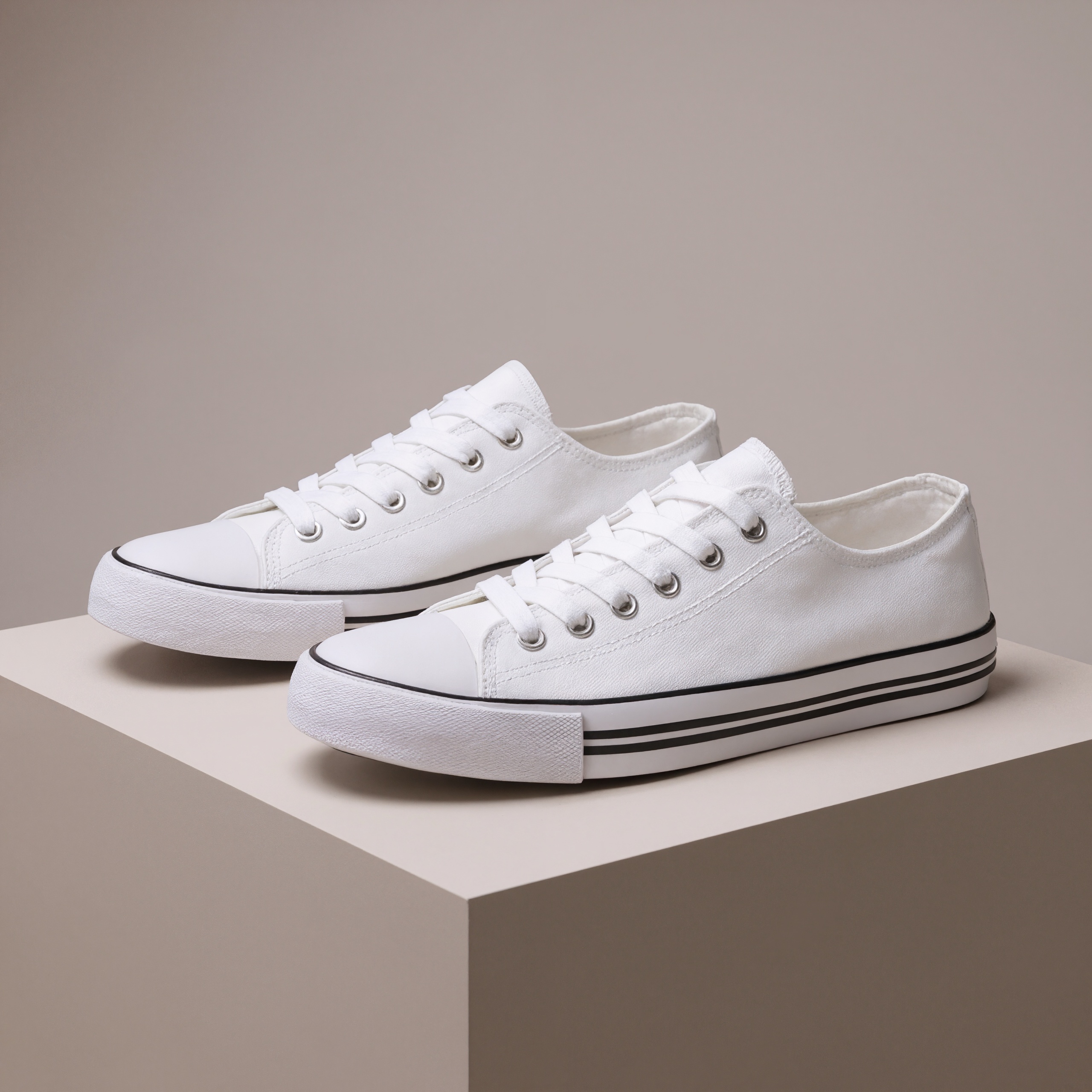 Classic Lace Up Canvas Sneakers