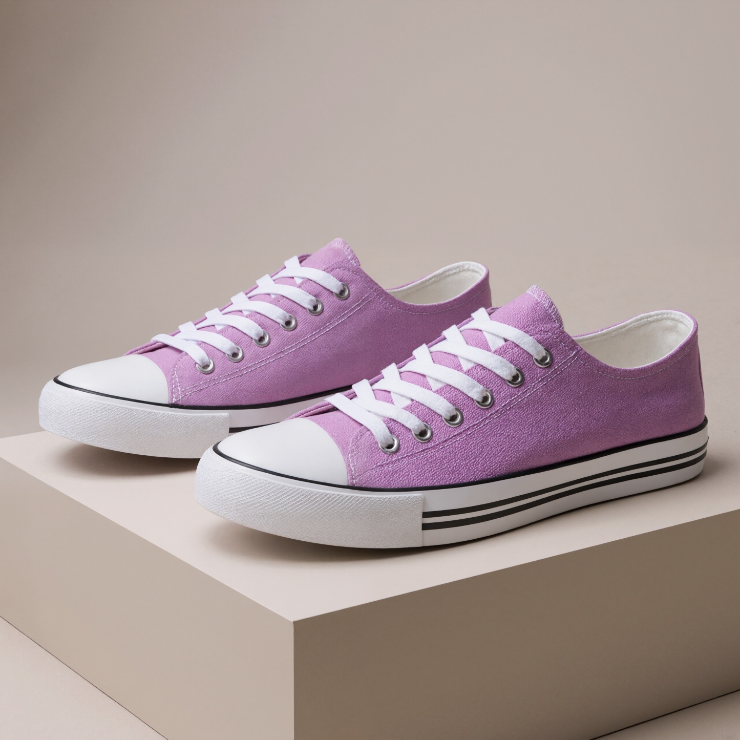 Classic Lace Up Canvas Sneakers
