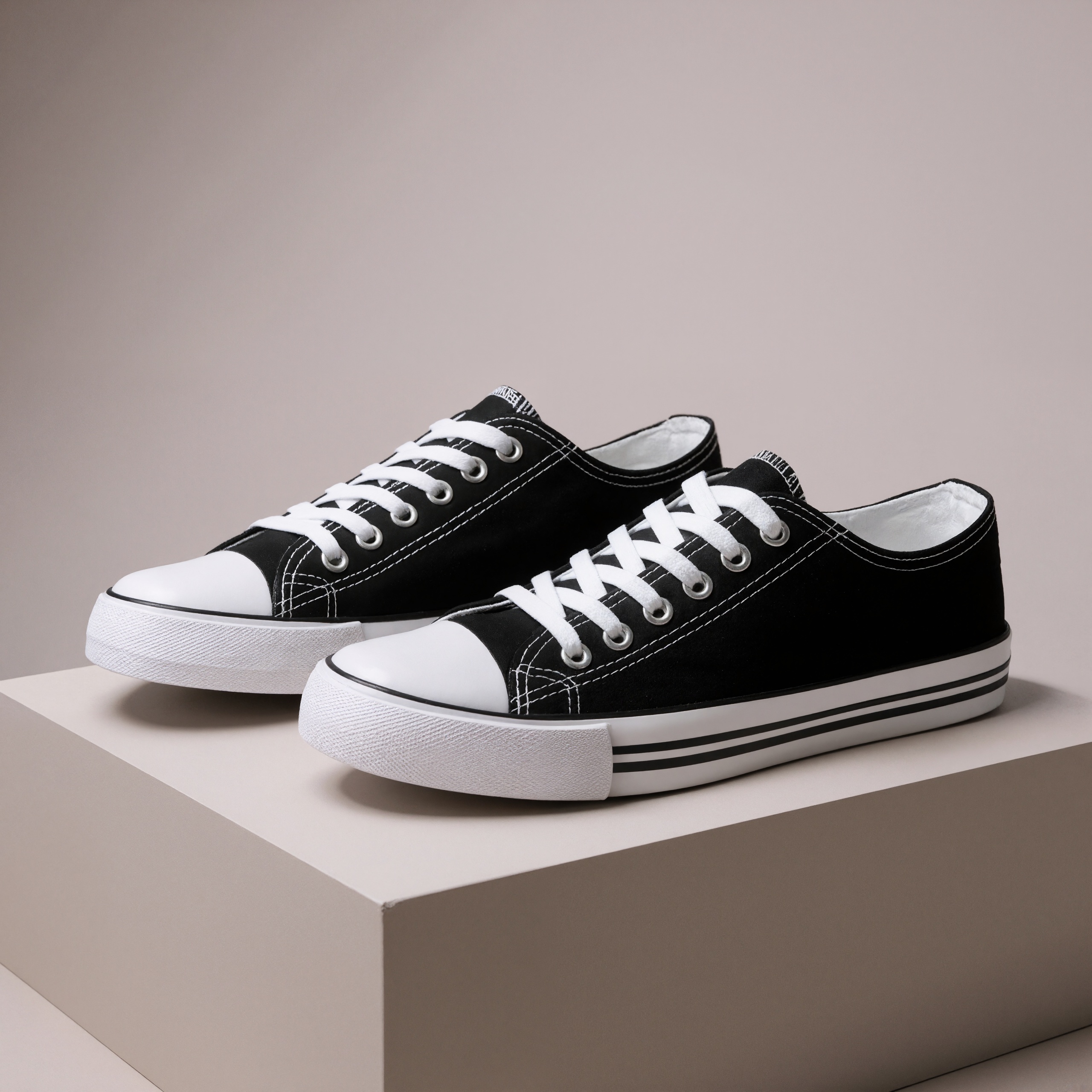 Classic Lace Up Canvas SneakersClassic Lace Up Canvas Sneakers - Image 8