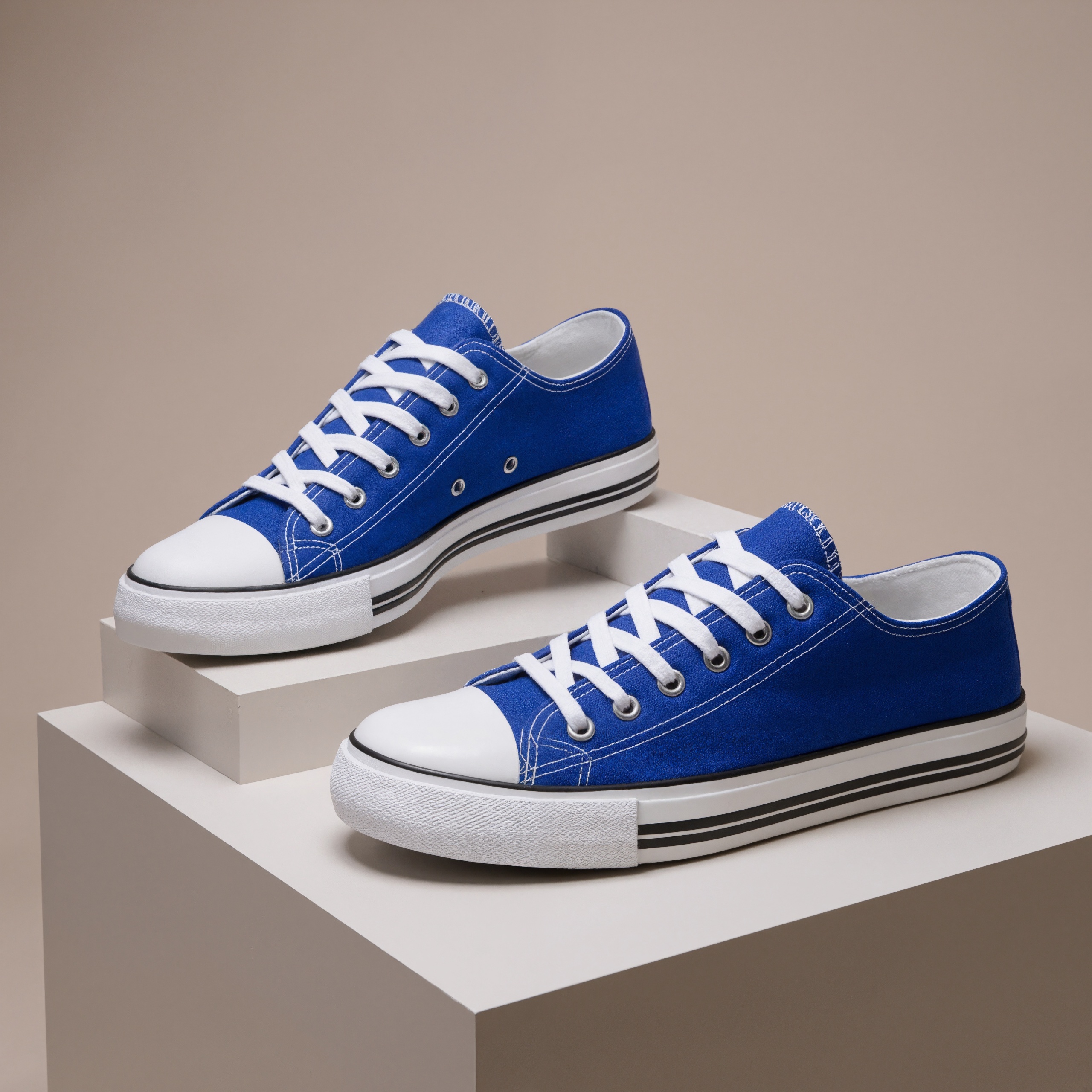 Classic Lace Up Canvas SneakersClassic Lace Up Canvas Sneakers - Image 9