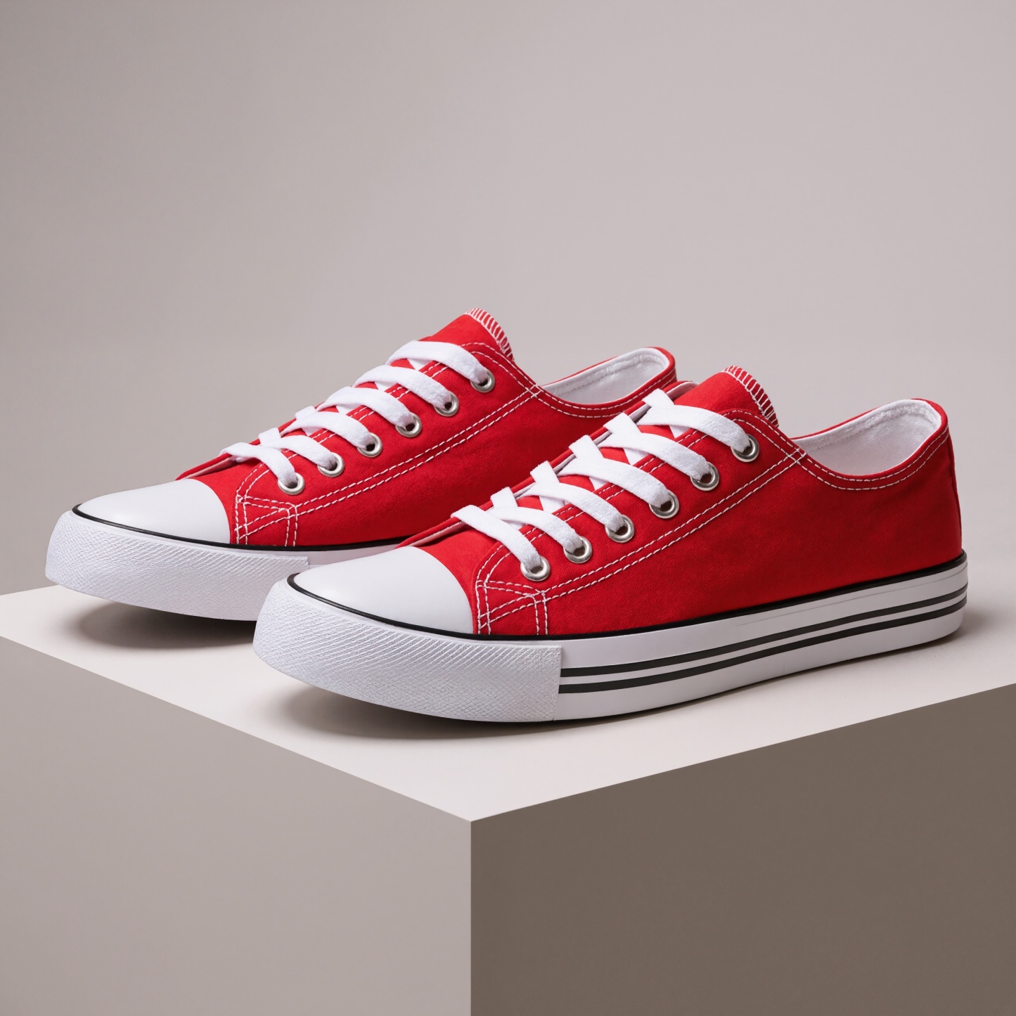 Classic Lace Up Canvas Sneakers