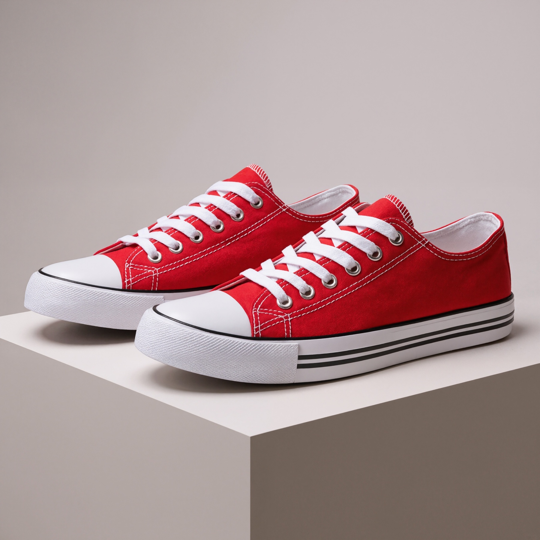 Classic Lace Up Canvas Sneakers