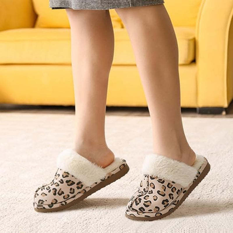 Cozy Fleece Lined Plush Slippers