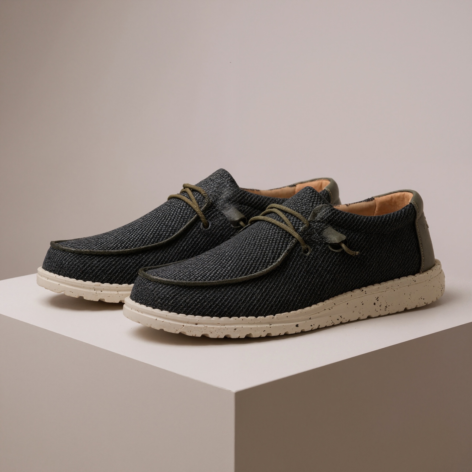 Easy Fit Slip On Shoes With Ultra Light Sole