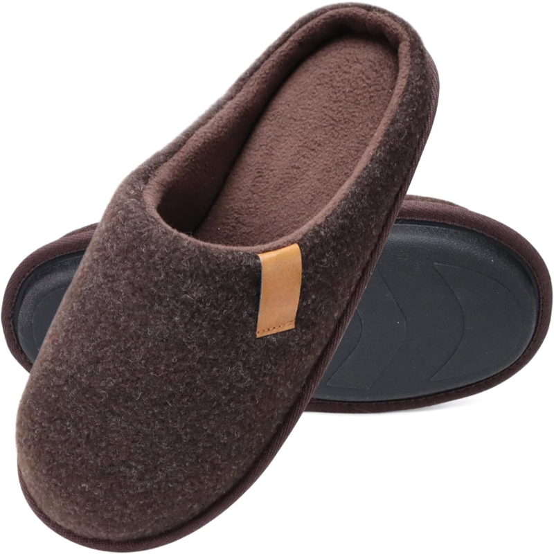 Felt Cozy Memory Scuff Slippers SlipFelt Cozy Memory Scuff Slippers Slip - Image 6