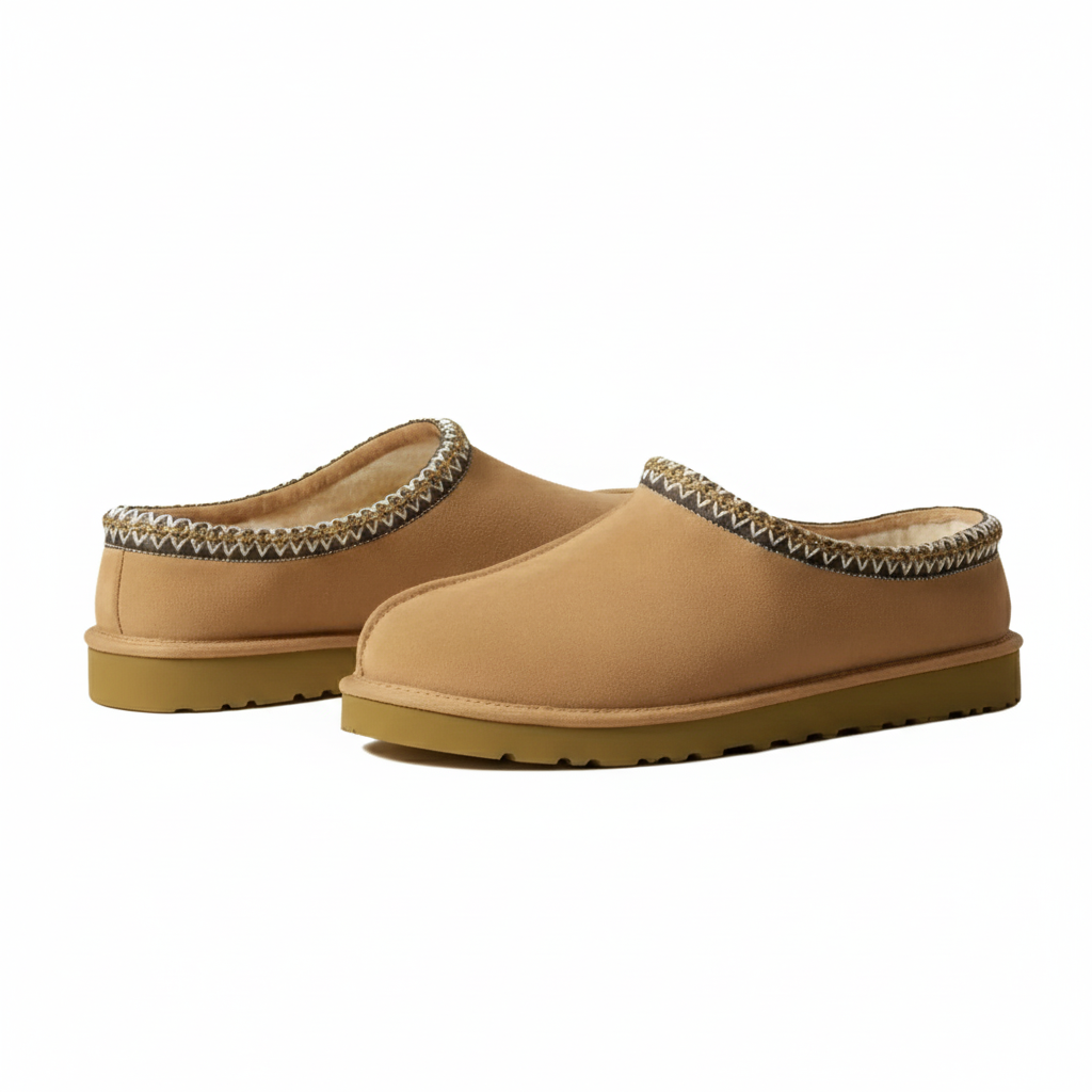Tasman Style Slip On Slippers With Soft Lining