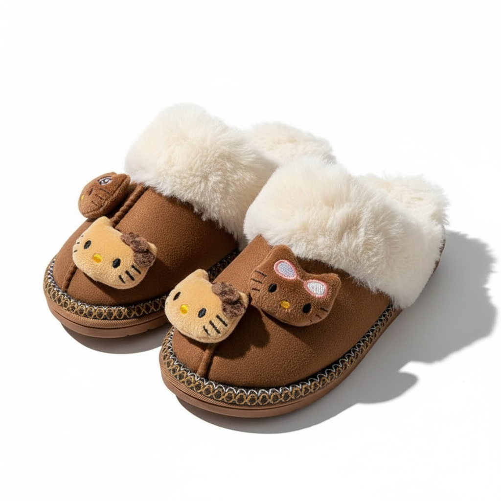 Kitty Cartoon Designed Slippers