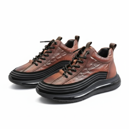 Rugged Sneakers With Textured Design