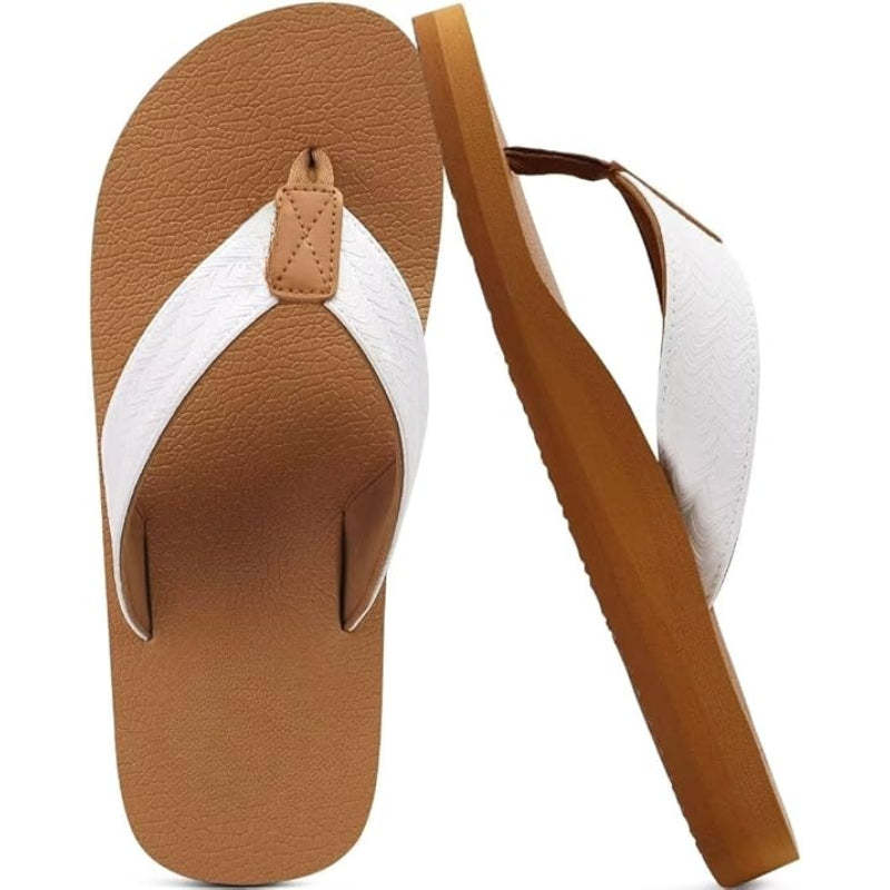 Slip-On Sandals Arch Support and Cushioned Sole for Comfort