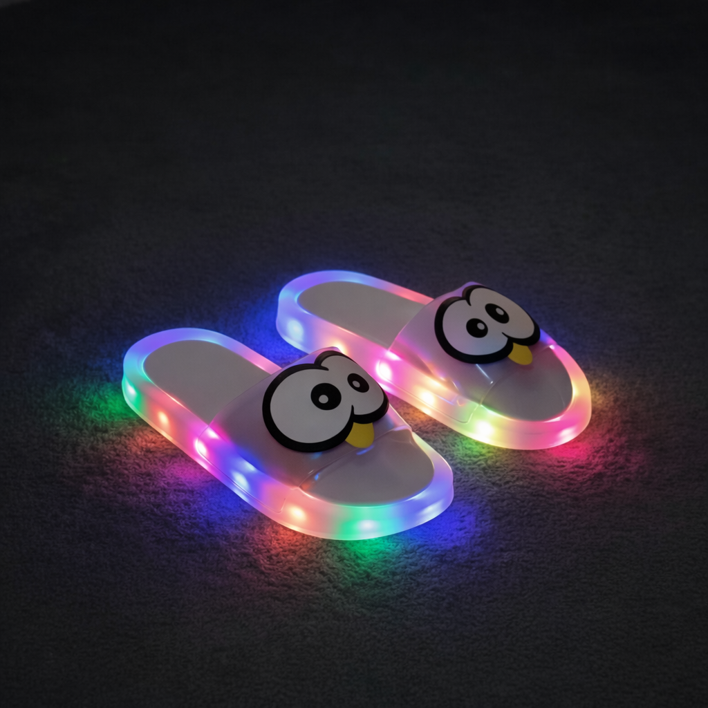 Mud Pie Light Up Smiley Casual Sandals