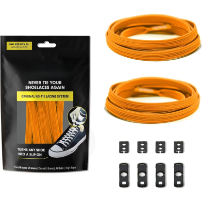No Tie Elastic Shoelaces With Hidden Lace Locks