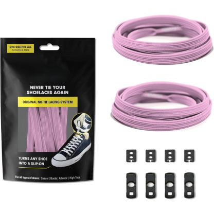 No Tie Elastic Shoelaces With Hidden Lace Locks