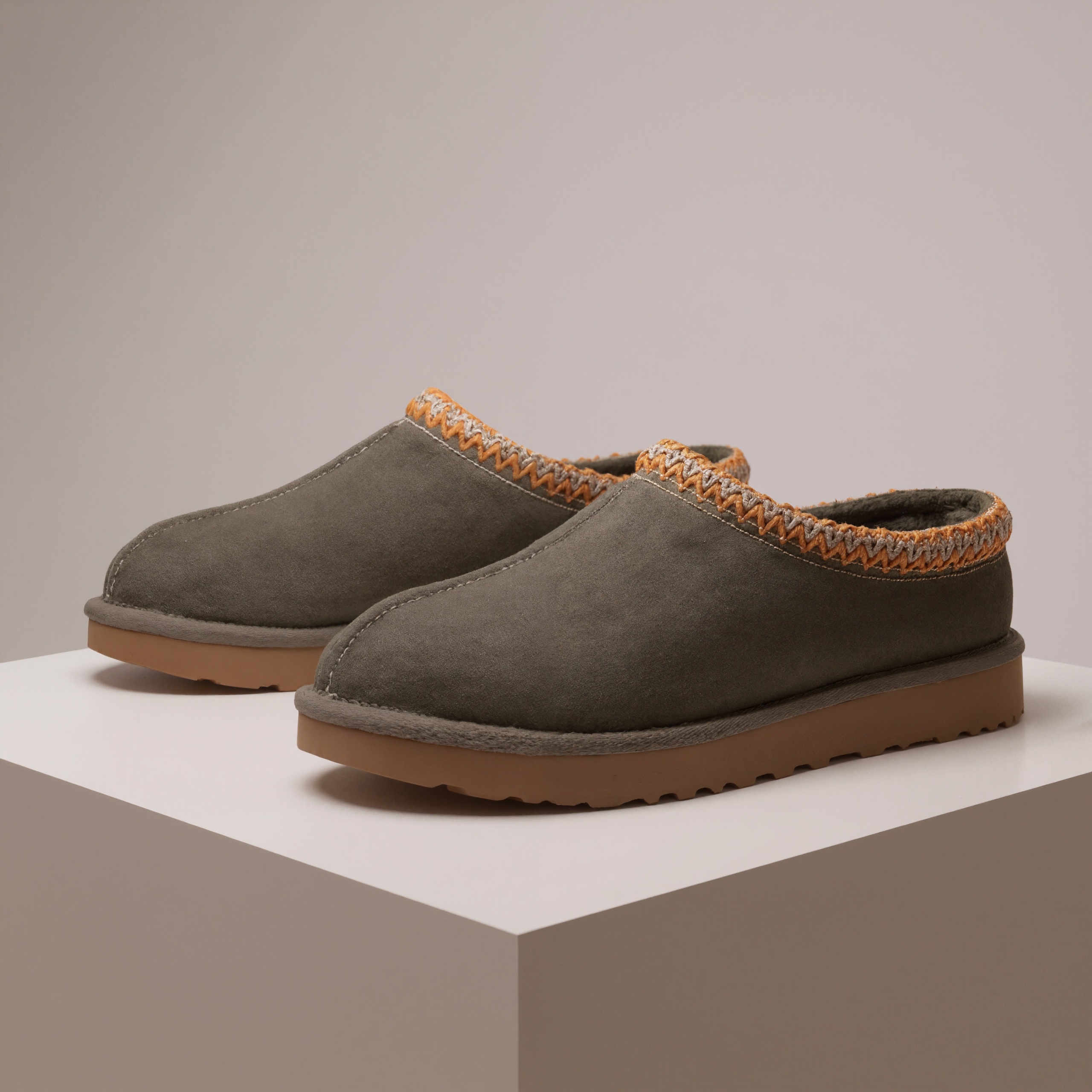 Tasman Style Slip On Slippers With Soft Lining
